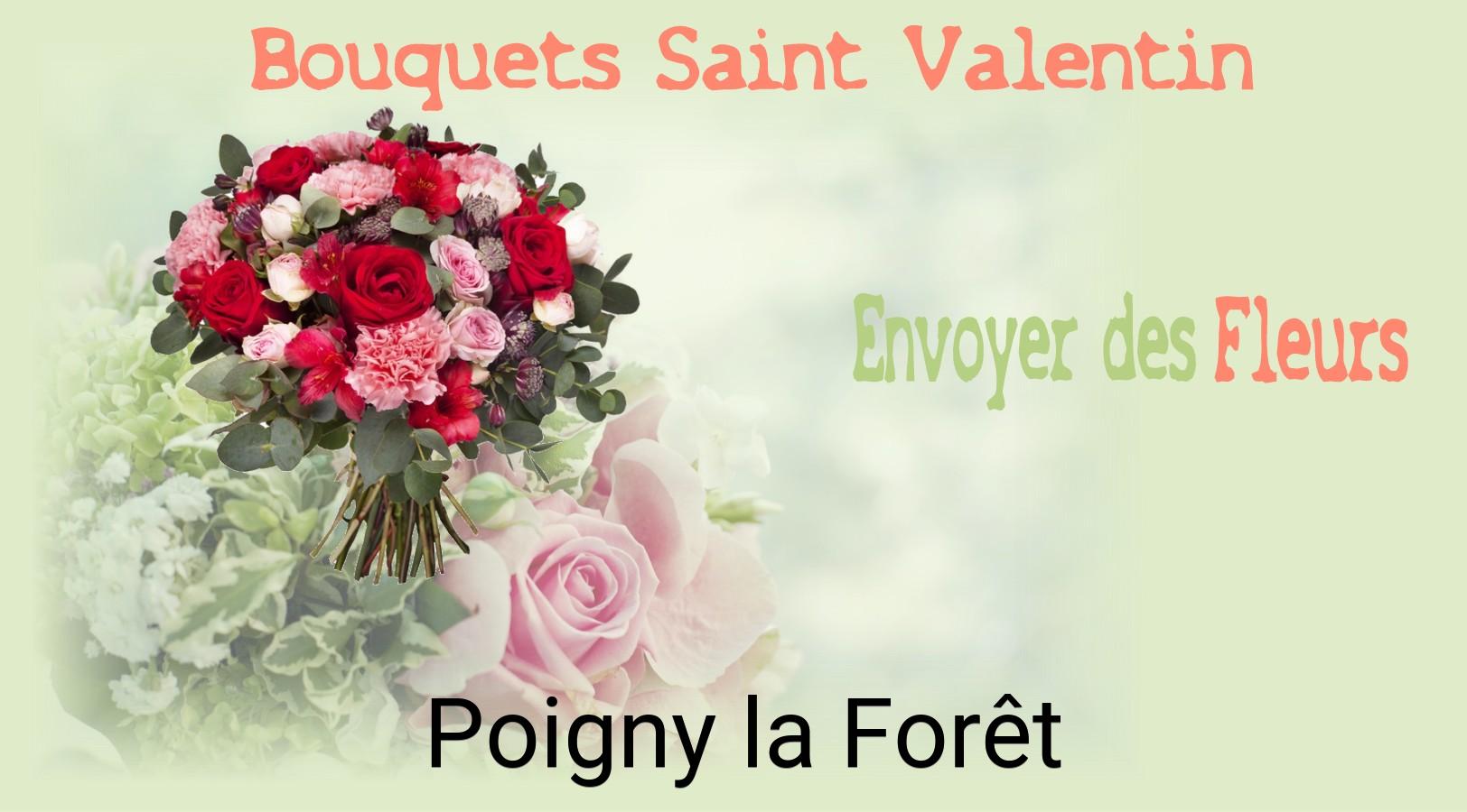 Roses de Saint-Valentin livrées à Poigny-la-Forêt